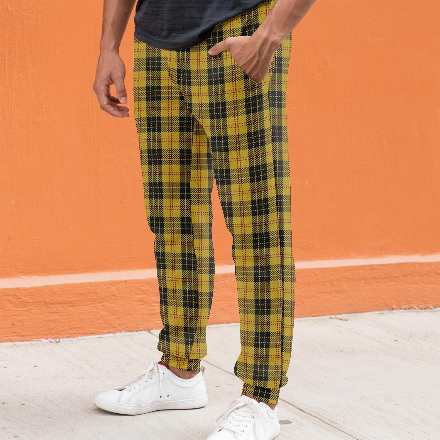 MacLeod Tartan Joggers Pants S - Tartan Vibes Clothing