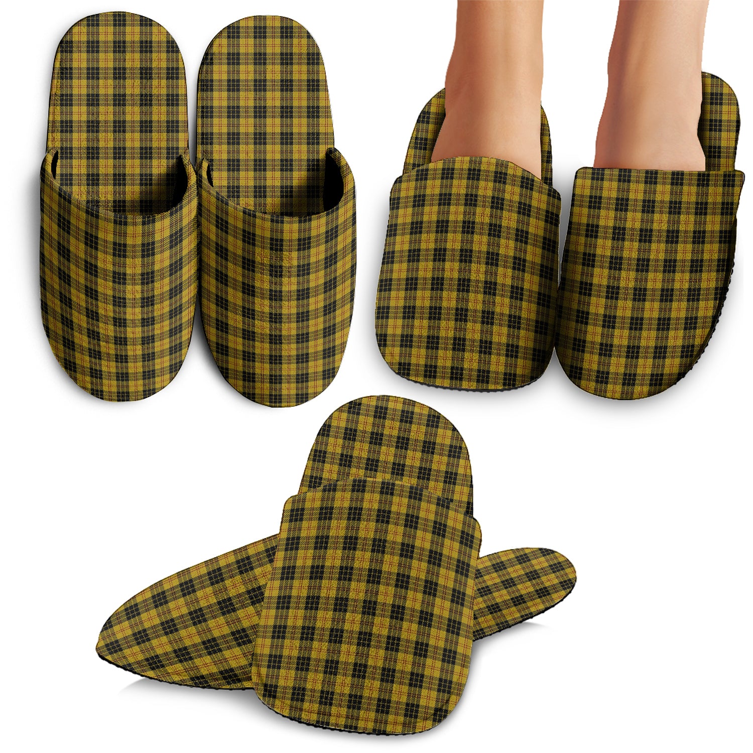 MacLeod Tartan Home Slippers - Tartanvibesclothing