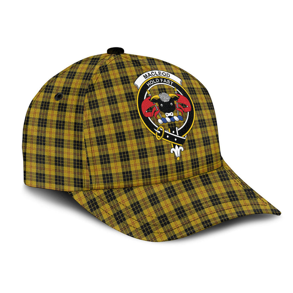 MacLeod Tartan Classic Cap with Family Crest - Tartan Vibes Clothing