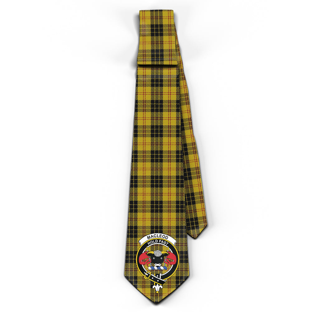 MacLeod Tartan Classic Necktie with Family Crest - Tartan Vibes Clothing