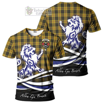 MacLeod Tartan Cotton T-shirt with Alba Gu Brath Regal Lion Emblem