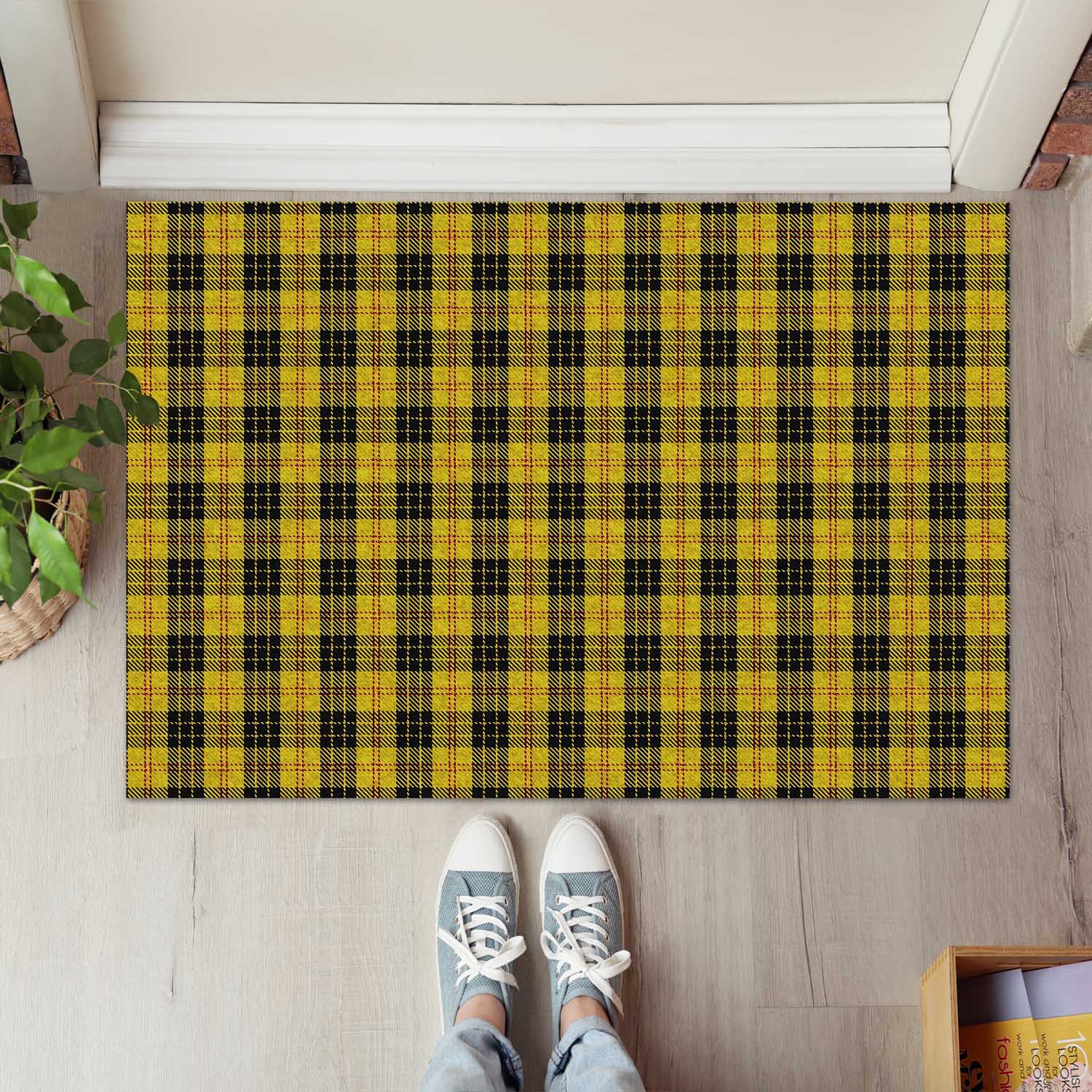 MacLeod Tartan Door Mat - Tartanvibesclothing