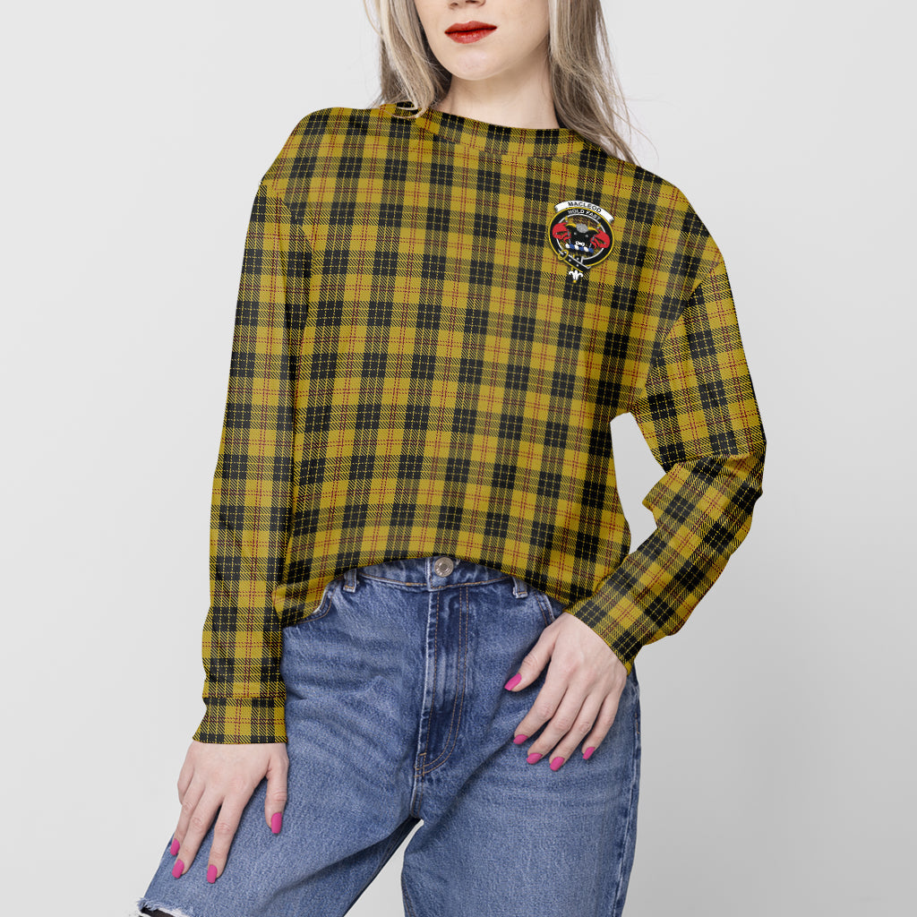 MacLeod Tartan Sweatshirt with Family Crest - Tartan Vibes Clothing