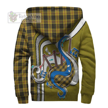 MacLeod Tartan Sherpa Hoodie with Epic Bagpipe Style