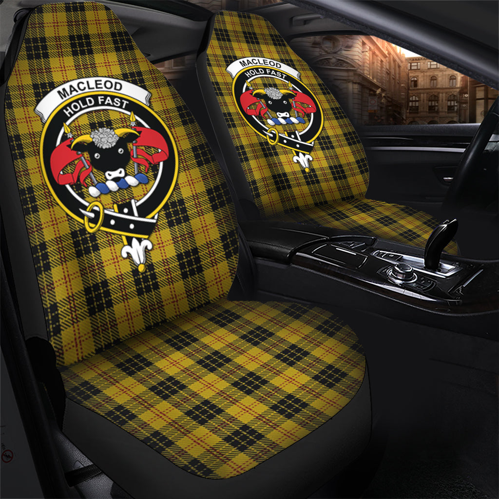 MacLeod Tartan Car Seat Cover with Family Crest - Tartanvibesclothing