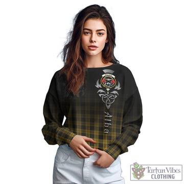 MacLeod Tartan Sweatshirt Featuring Alba Gu Brath Family Crest Celtic Inspired