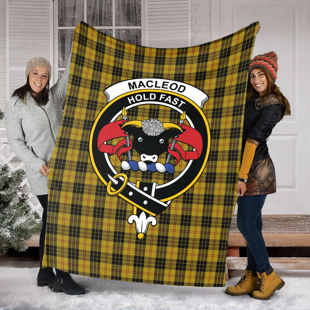 macleod-tartab-blanket-with-family-crest