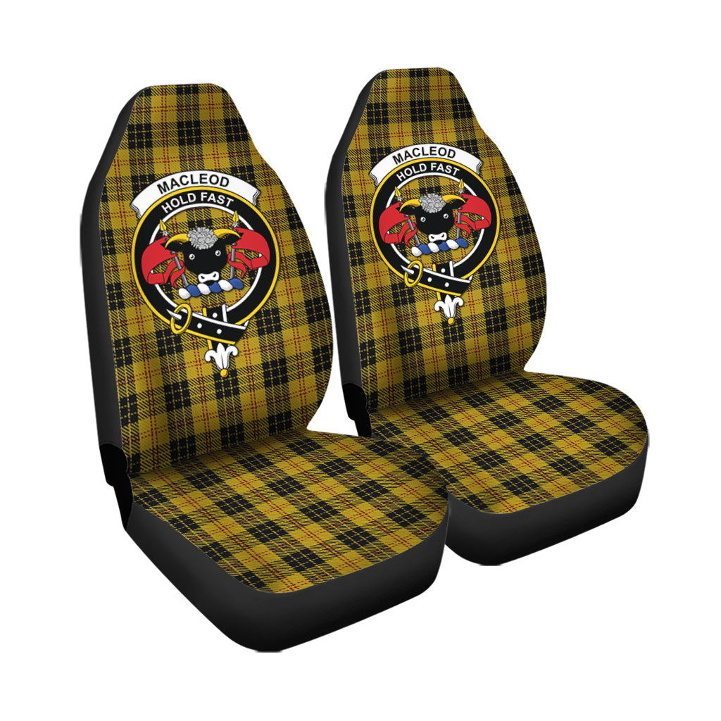 MacLeod Tartan Car Seat Cover with Family Crest - Tartanvibesclothing