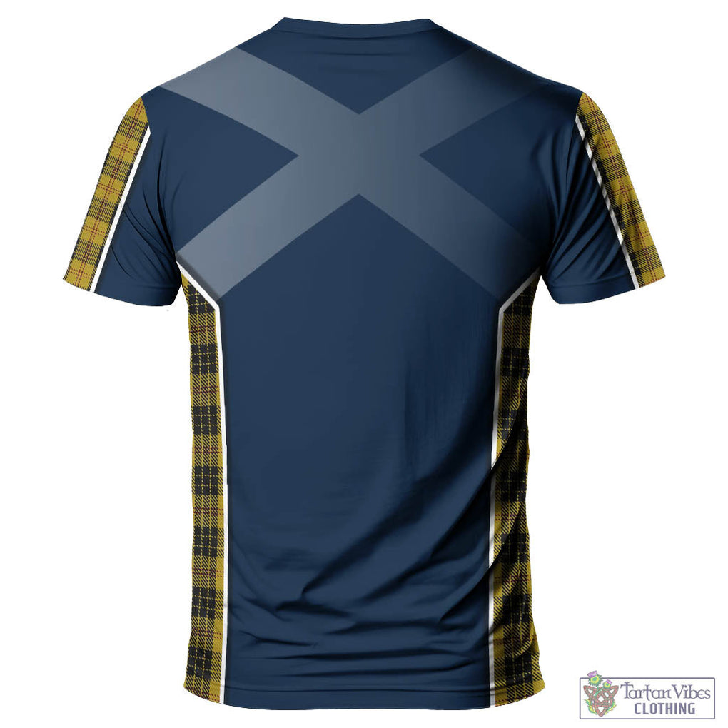 Tartan Vibes Clothing MacLeod Tartan T-Shirt with Family Crest and Lion Rampant Vibes Sport Style