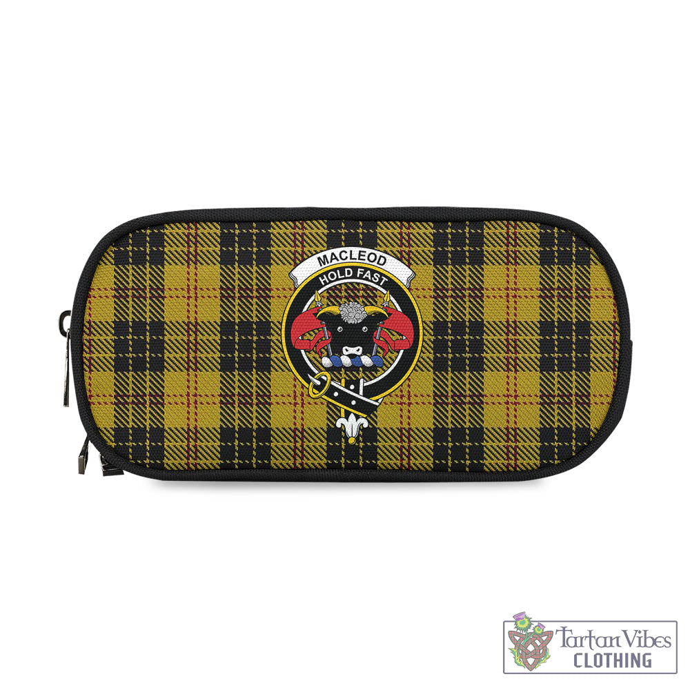 Tartan Vibes Clothing MacLeod Tartan Pen and Pencil Case with Family Crest