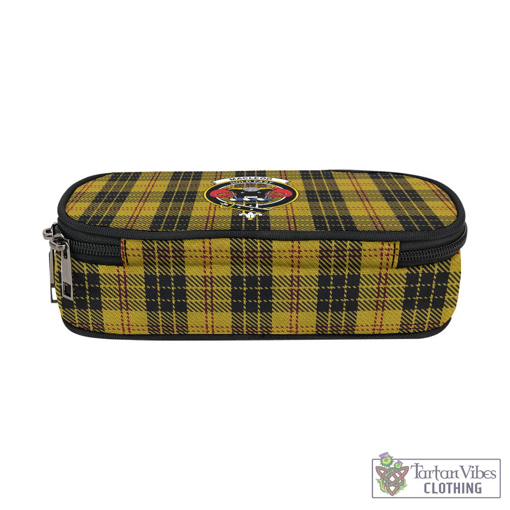 Tartan Vibes Clothing MacLeod Tartan Pen and Pencil Case with Family Crest