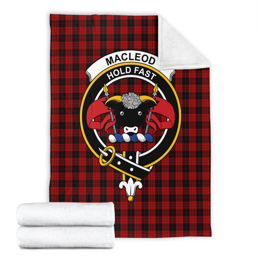 macleod-black-and-red-tartab-blanket-with-family-crest