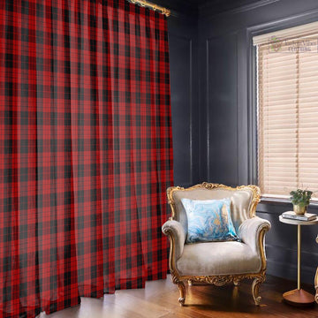 MacLeod Black and Red Tartan Window Curtain