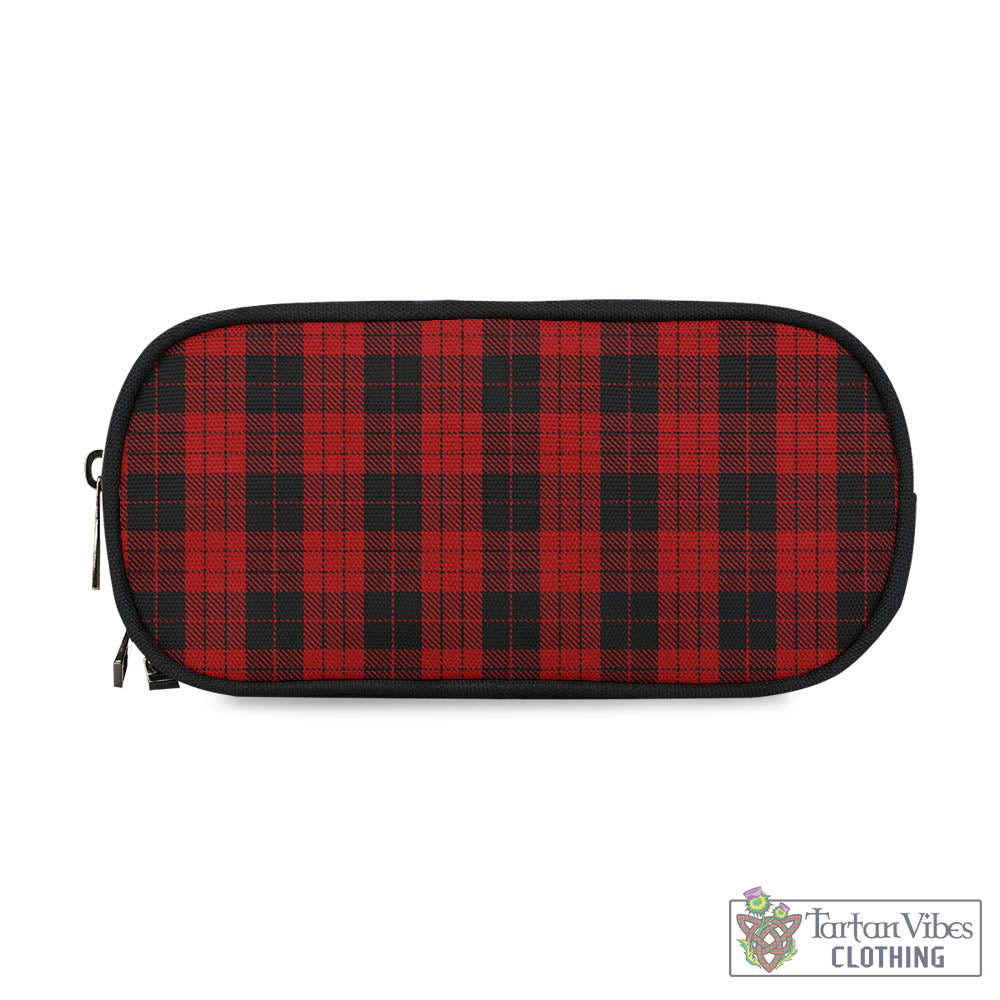 Tartan Vibes Clothing MacLeod Black and Red Tartan Pen and Pencil Case