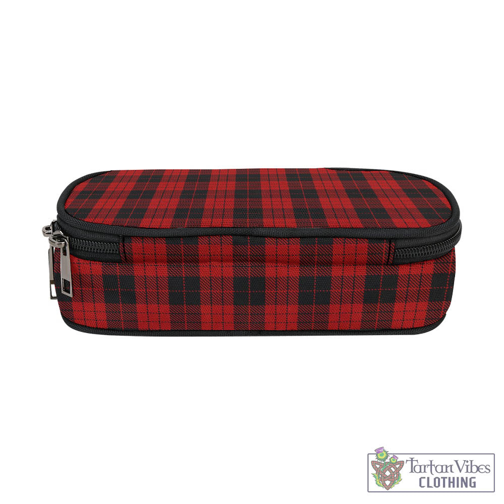 Tartan Vibes Clothing MacLeod Black and Red Tartan Pen and Pencil Case