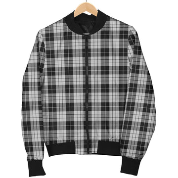 MacLeod Black and White Tartan Bomber Jacket