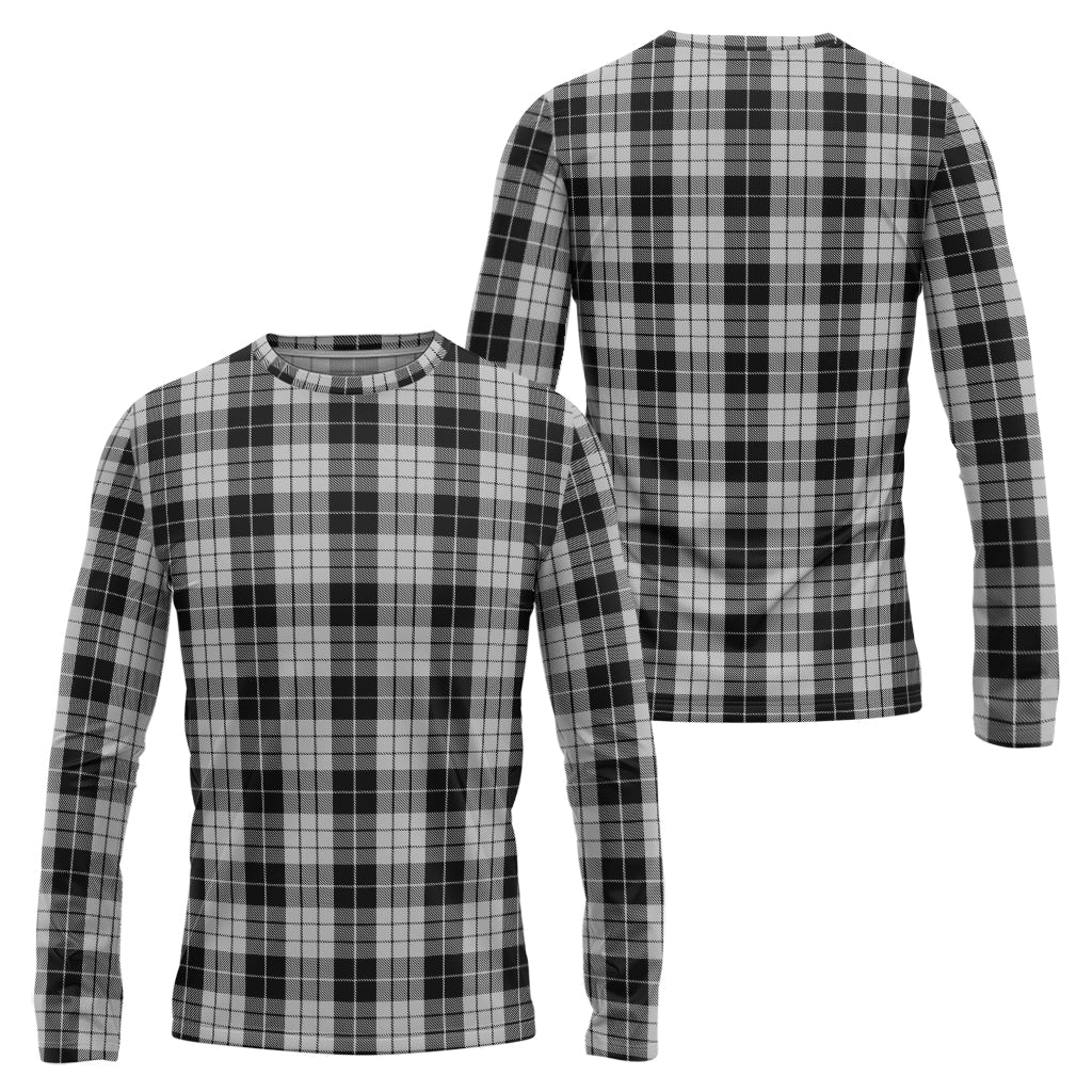 macleod-black-and-white-tartan-long-sleeve-t-shirt