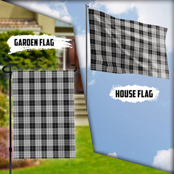 MacLeod Black and White Tartan Flag