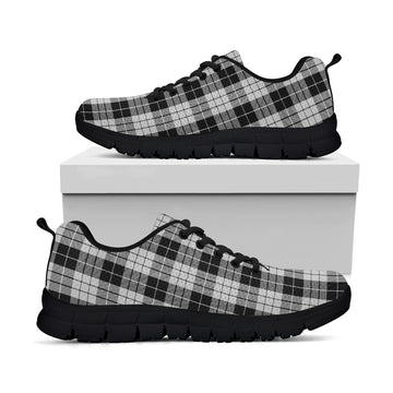 MacLeod Black and White Tartan Sneakers