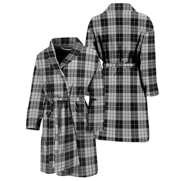 MacLeod Black and White Tartan Bathrobe