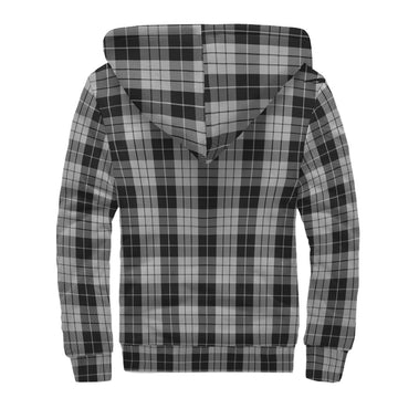 MacLeod Black and White Tartan Sherpa Hoodie