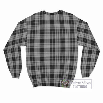 MacLeod Black and White Tartan Sweatshirt with Family Crest DNA In Me Style