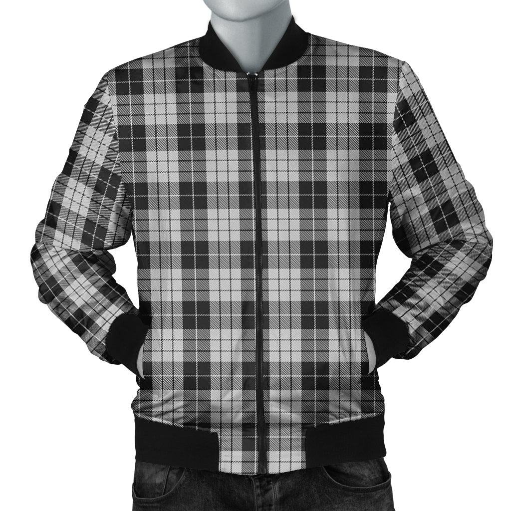 macleod-black-and-white-tartan-bomber-jacket