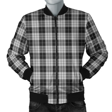 MacLeod Black and White Tartan Bomber Jacket