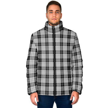 MacLeod Black and White Tartan Padded Jacket