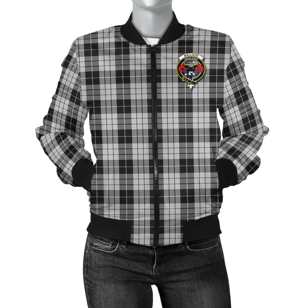 macleod-black-and-white-tartan-bomber-jacket-with-family-crest