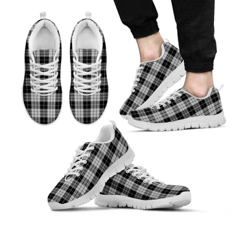 MacLeod Black and White Tartan Sneakers