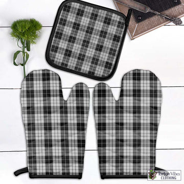 MacLeod Black and White Tartan Combo Oven Mitt & Pot-Holder