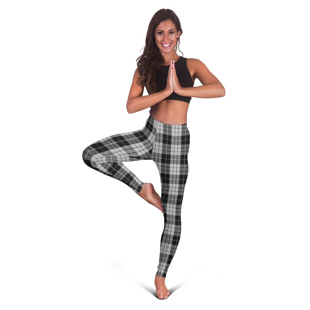 macleod-black-and-white-tartan-womens-leggings