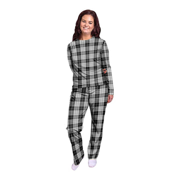 MacLeod Black and White Tartan Pajamas Family Set