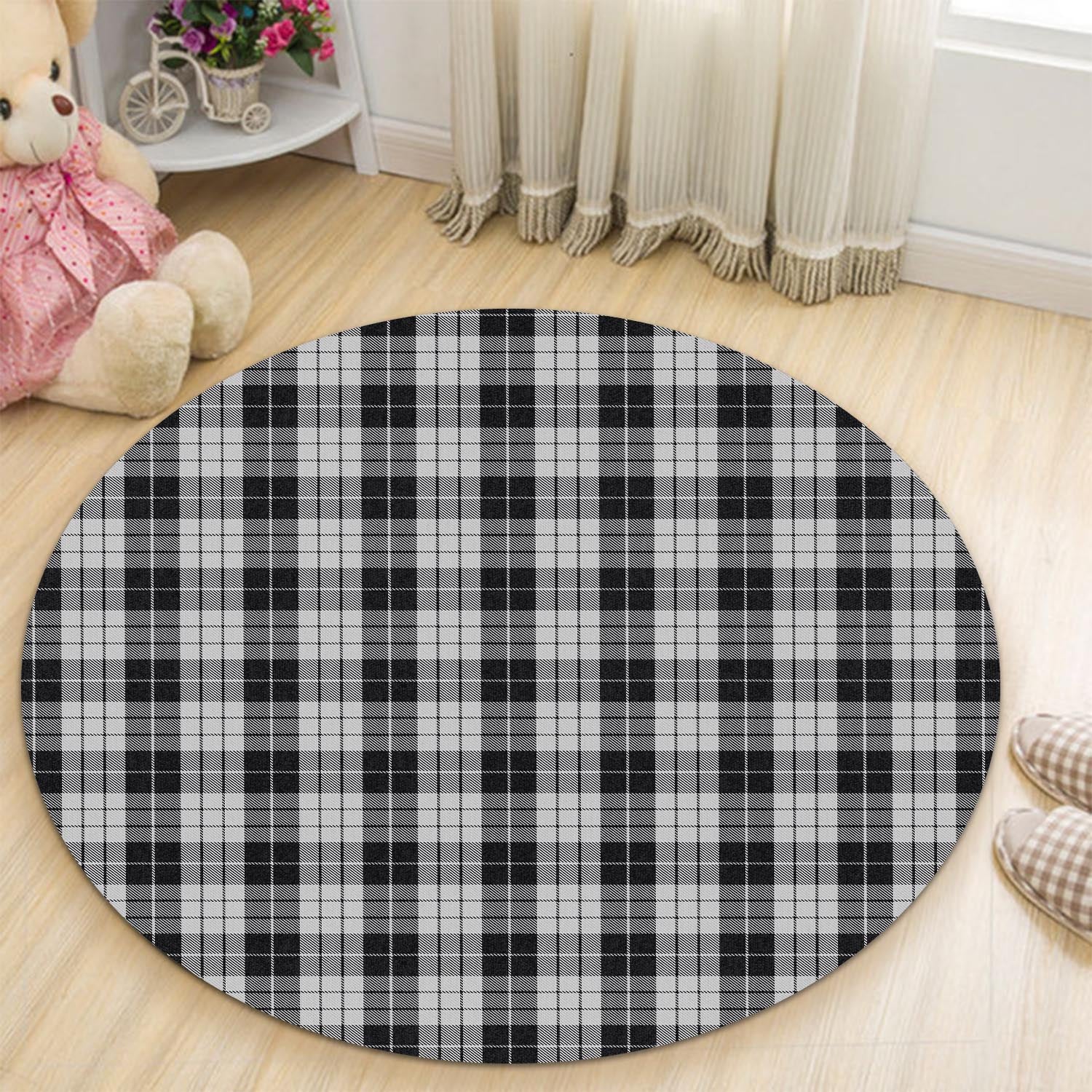 macleod-black-and-white-tartan-round-rug