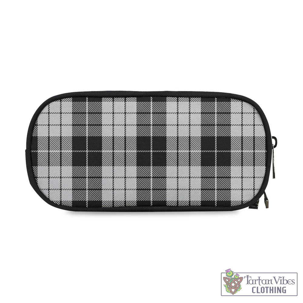 Tartan Vibes Clothing MacLeod Black and White Tartan Pen and Pencil Case