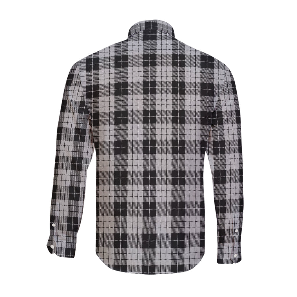 macleod-black-and-white-tartan-long-sleeve-button-up-shirt-with-family-crest