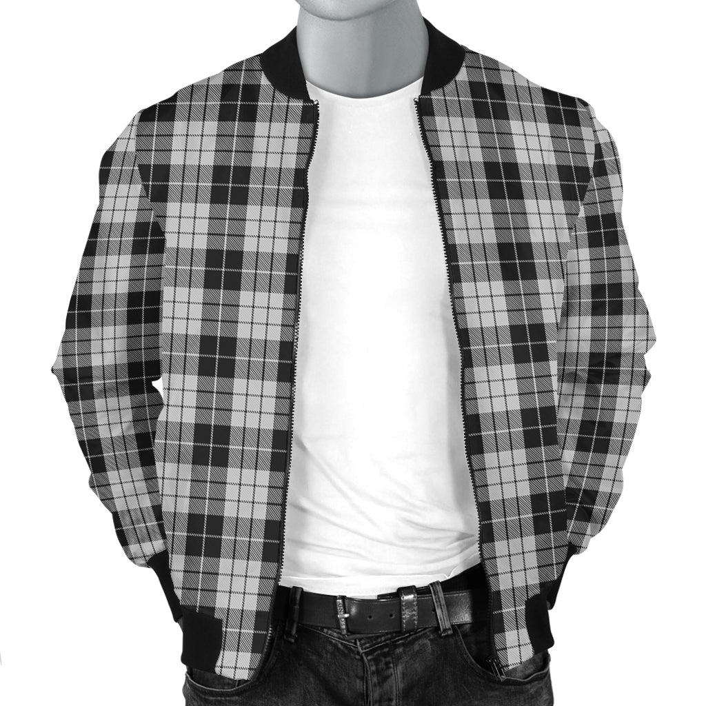 macleod-black-and-white-tartan-bomber-jacket