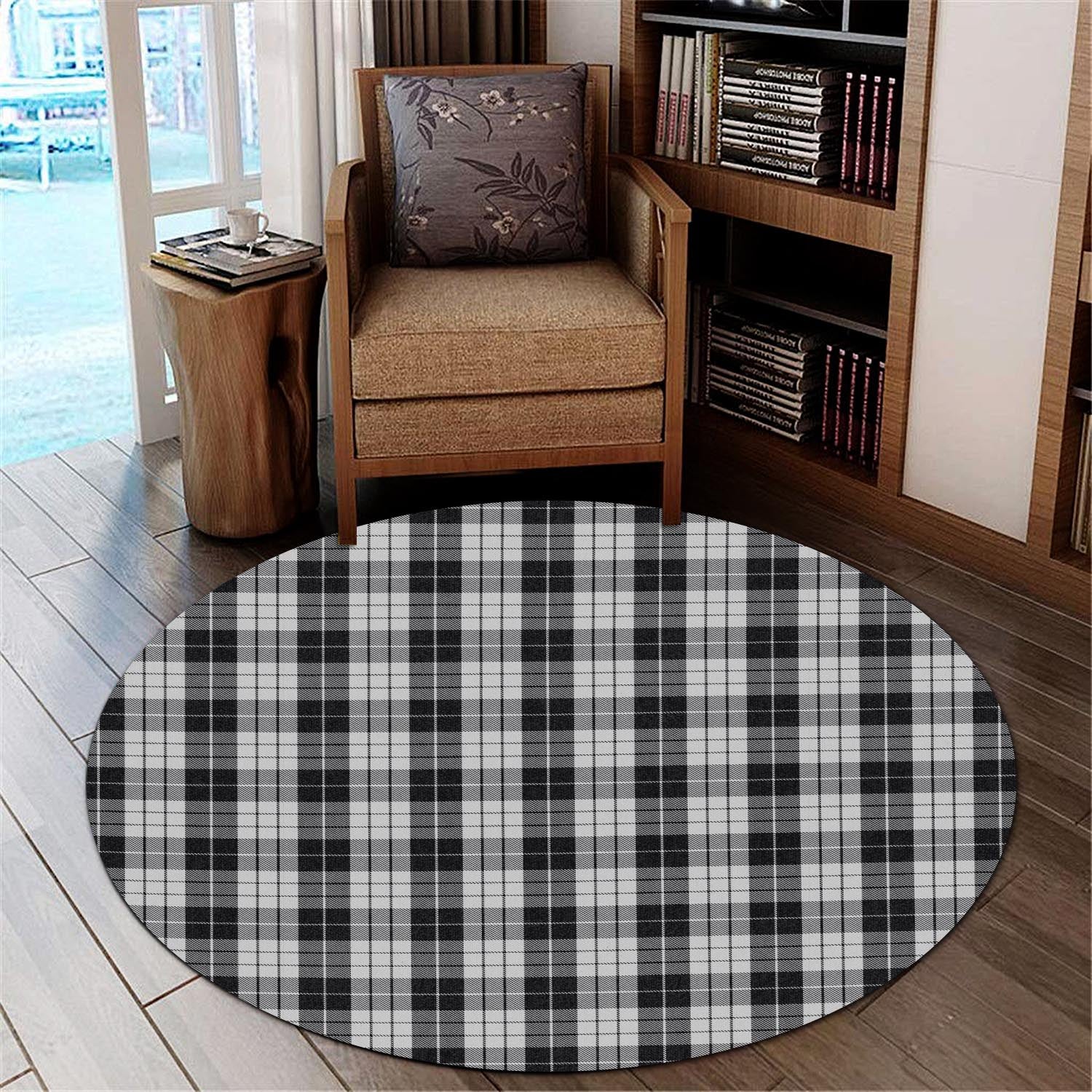 macleod-black-and-white-tartan-round-rug