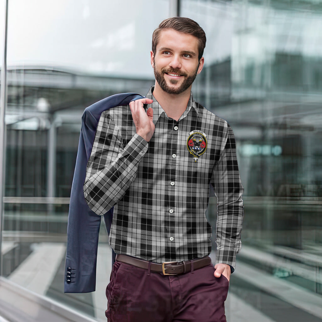 macleod-black-and-white-tartan-long-sleeve-button-up-shirt-with-family-crest