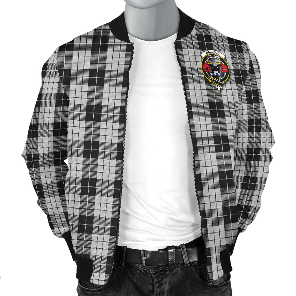 macleod-black-and-white-tartan-bomber-jacket-with-family-crest