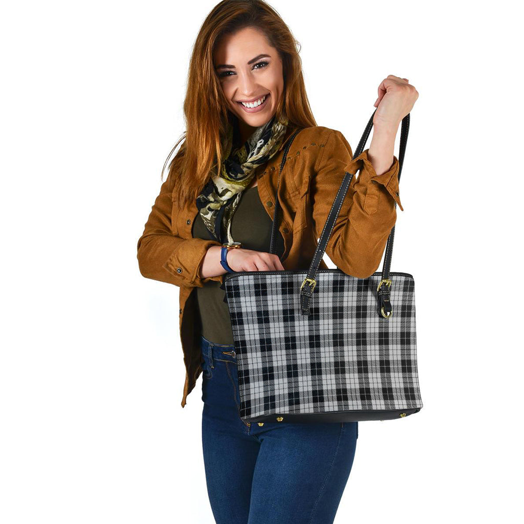 macleod-black-and-white-tartan-leather-tote-bag