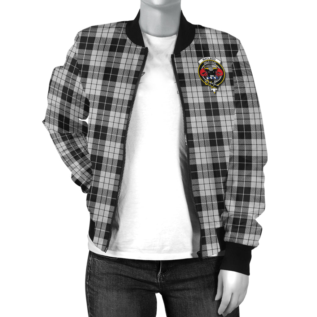 macleod-black-and-white-tartan-bomber-jacket-with-family-crest