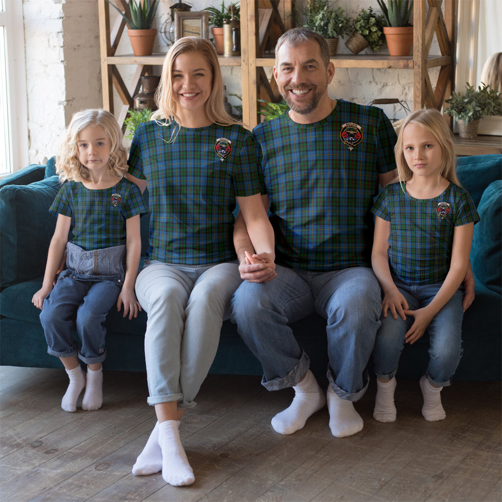 MacLeod Green Tartan T-Shirt with Family Crest Kid's Shirt - Tartan Vibes Clothing