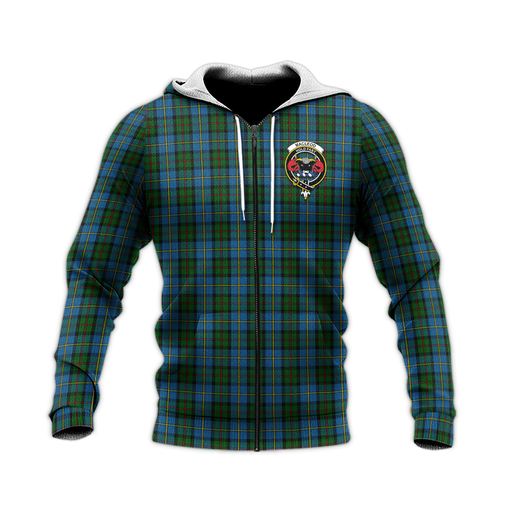 macleod-green-tartan-knitted-hoodie-with-family-crest