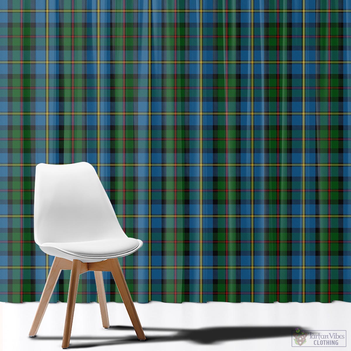 MacLeod Green Tartan Window Curtain