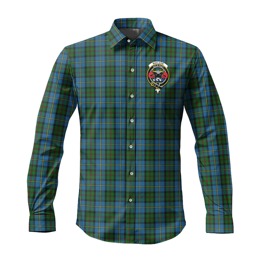 macleod-green-tartan-long-sleeve-button-up-shirt-with-family-crest