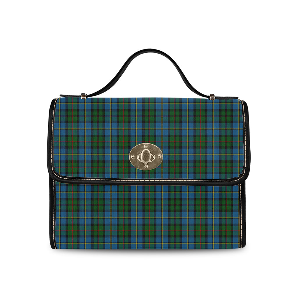 macleod-green-tartan-leather-strap-waterproof-canvas-bag