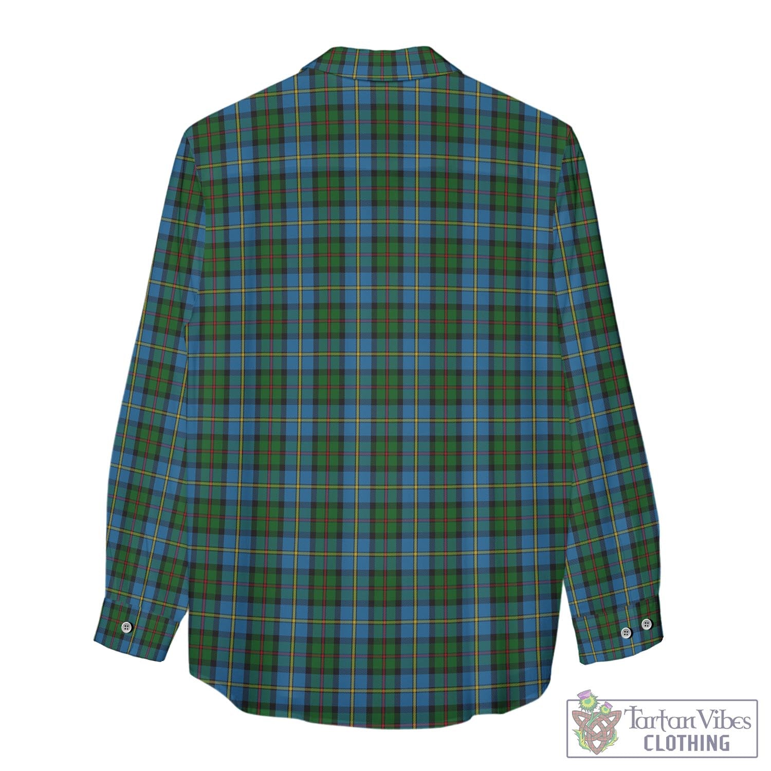 MacLeod Green Tartan Womens Casual Shirt