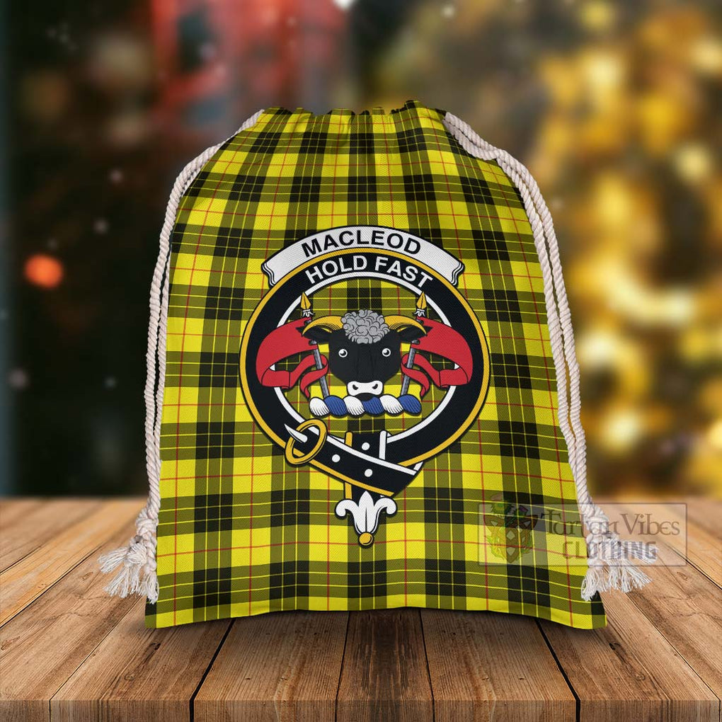 Tartan Vibes Clothing MacLeod (McLeod) Tartan Christmas Santa's Bag with Family Crest